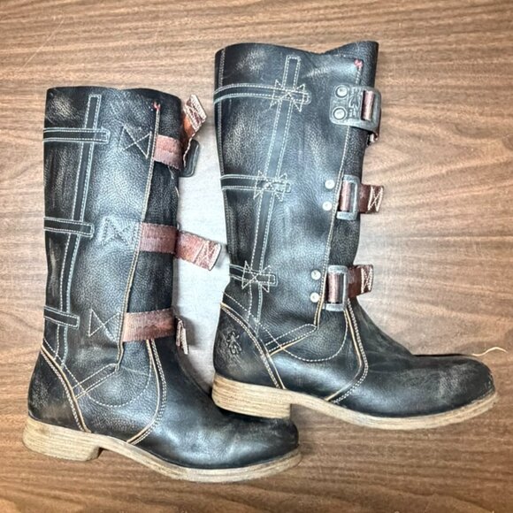 Fly London Stif Istanbul 3 Buckle Boot - sz 40 / 9 - Picture 10 of 11